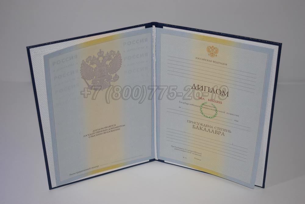 Диплом бакалавра Гознак 2009-2010 год выпуска г.Иркутск